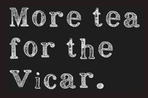 Rough Times Regular Font Font PNG with transparent background - Preview 1