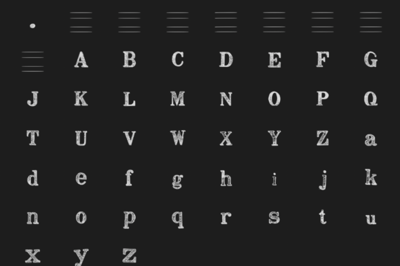 Rough Times Regular Font Font PNG with transparent background - Preview 2