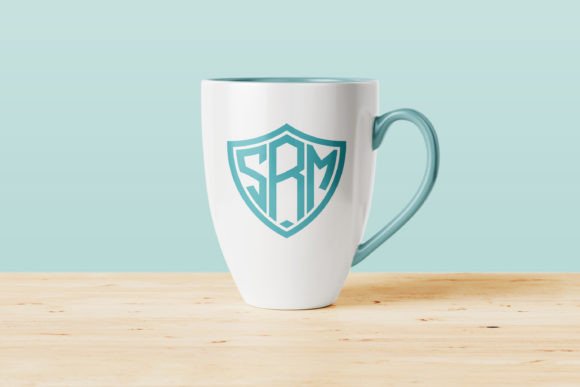 Shield Monogram Font PNG with transparent background - Preview 2