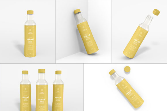 Aromatic Oil Diffuser Bottle Mockup Set Graphic by xvector · Creative ...