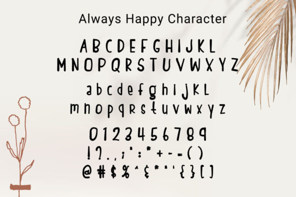 Always Happy Font - Preview 3