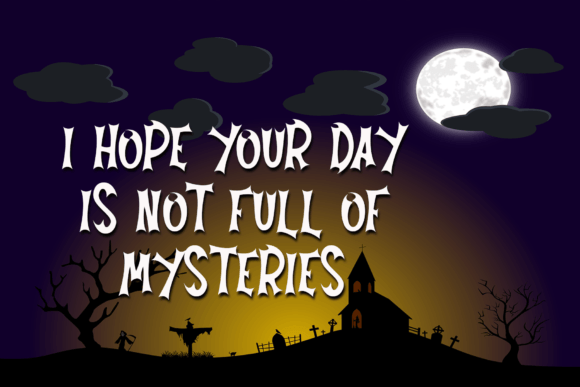 Always Nightmare Font - Preview 4