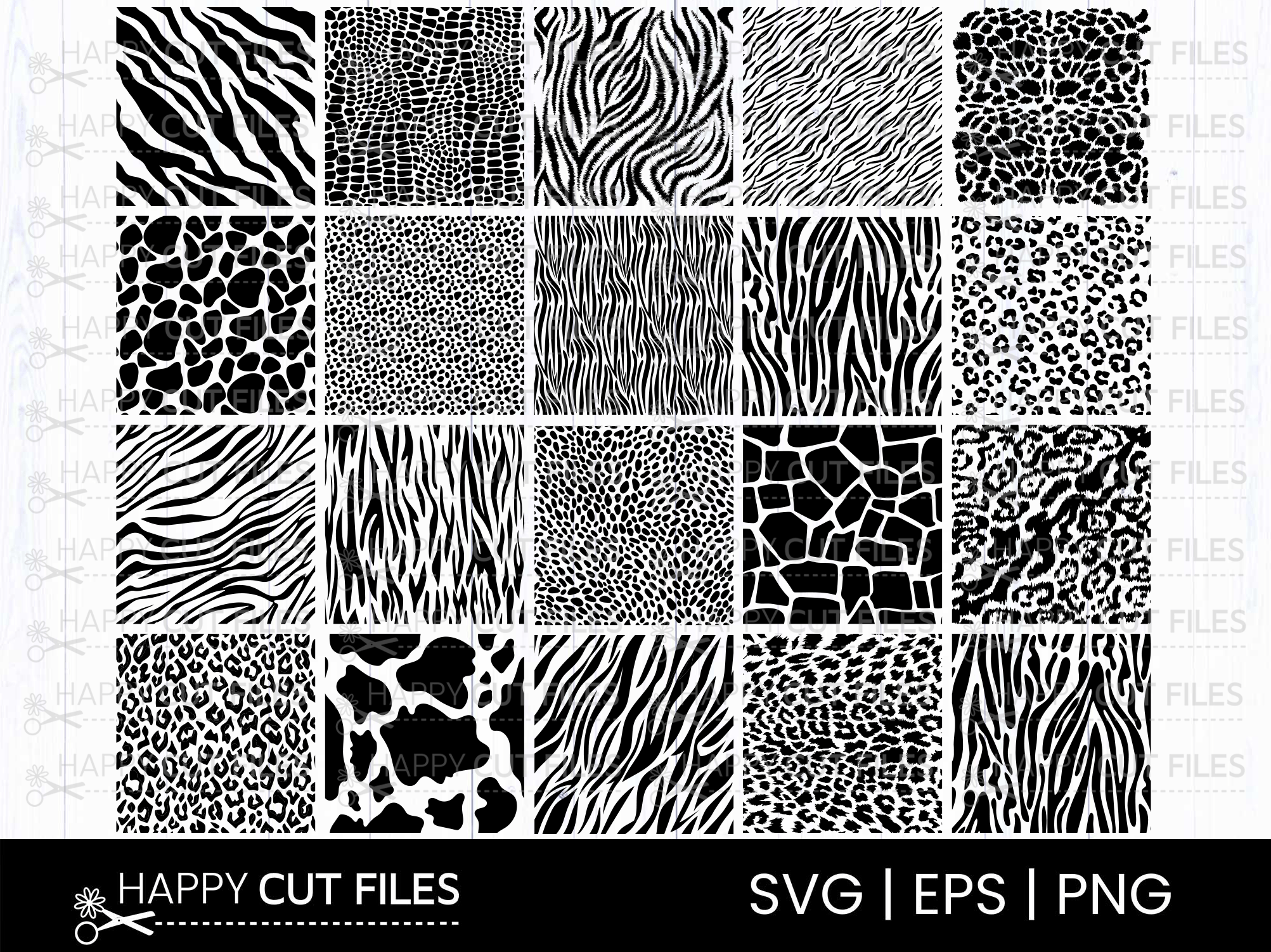 Animal Skin Seamless Pattern Bundle