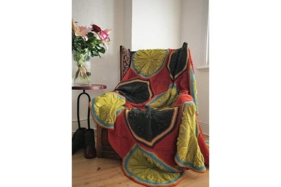 Autumn Leaves and Flowers Blanket