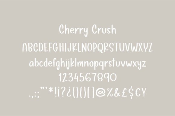Cherry Crush Font - Preview 1