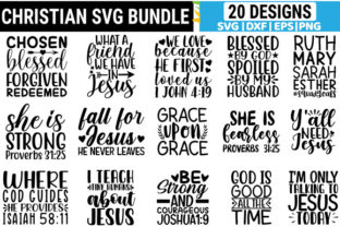 Christian SVG Bundle Graphic by Design_Store01 · Creative Fabrica