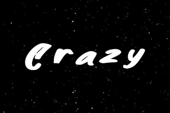 Crazy Font - Preview 1