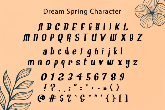 Dream Spring Font - Preview 4