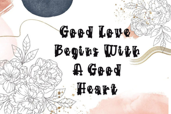 Flowers Font - Preview 1