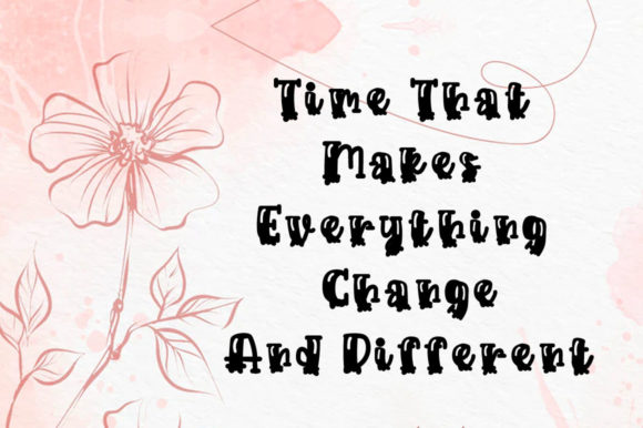Flowers Font - Preview 2