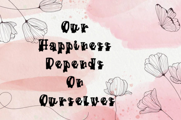 Flowers Font - Preview 3