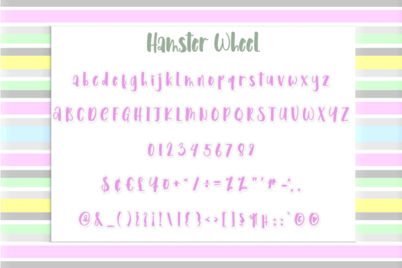 Hamster Wheel Font - Preview 4