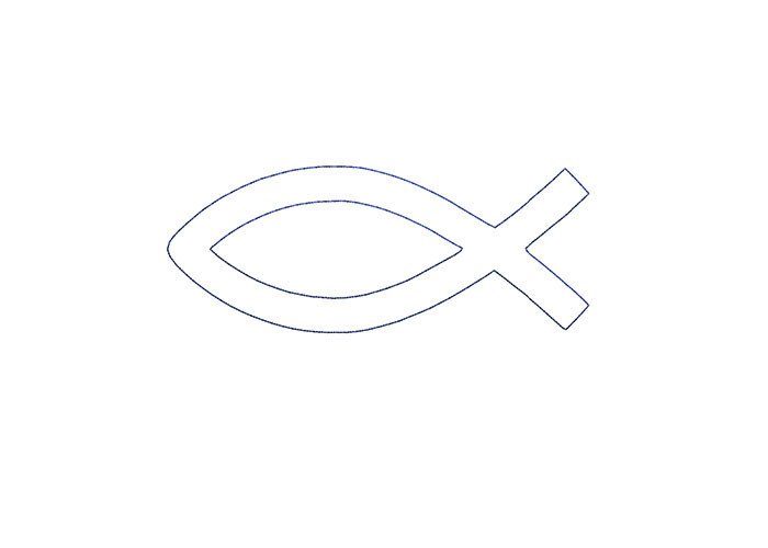 Jesus Fish Outline