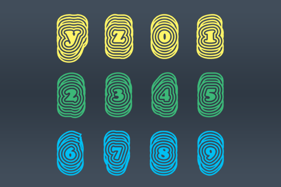 Level Font PNG with transparent background - Preview 3