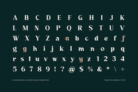 Maginte Font PNG with transparent background - Preview 4