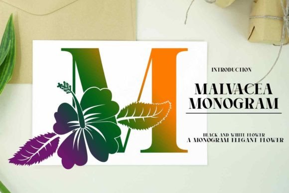 Malvacea Font PNG with transparent background - Preview 1