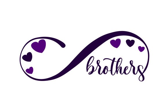 Brothers Infinity Symbol SVG Cut file by Creative Fabrica Crafts ...