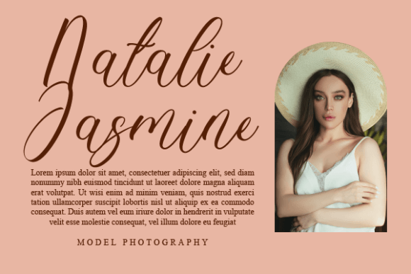 Aestron Jasmine Font - Preview 1