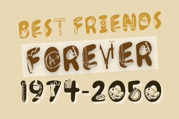 Back to School Font - Preview 1
