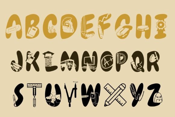 Back to School Font - Preview 2