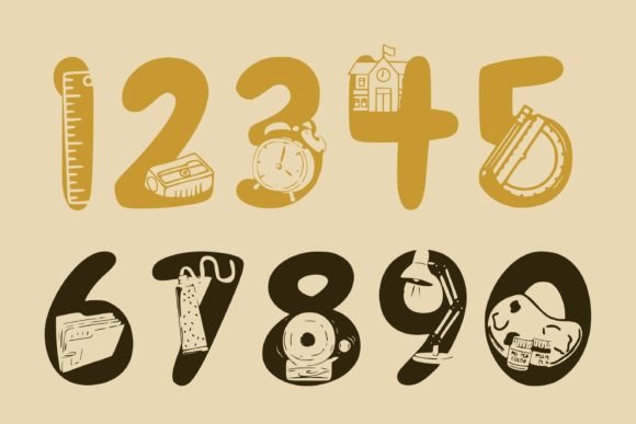 Back to School Font - Preview 3