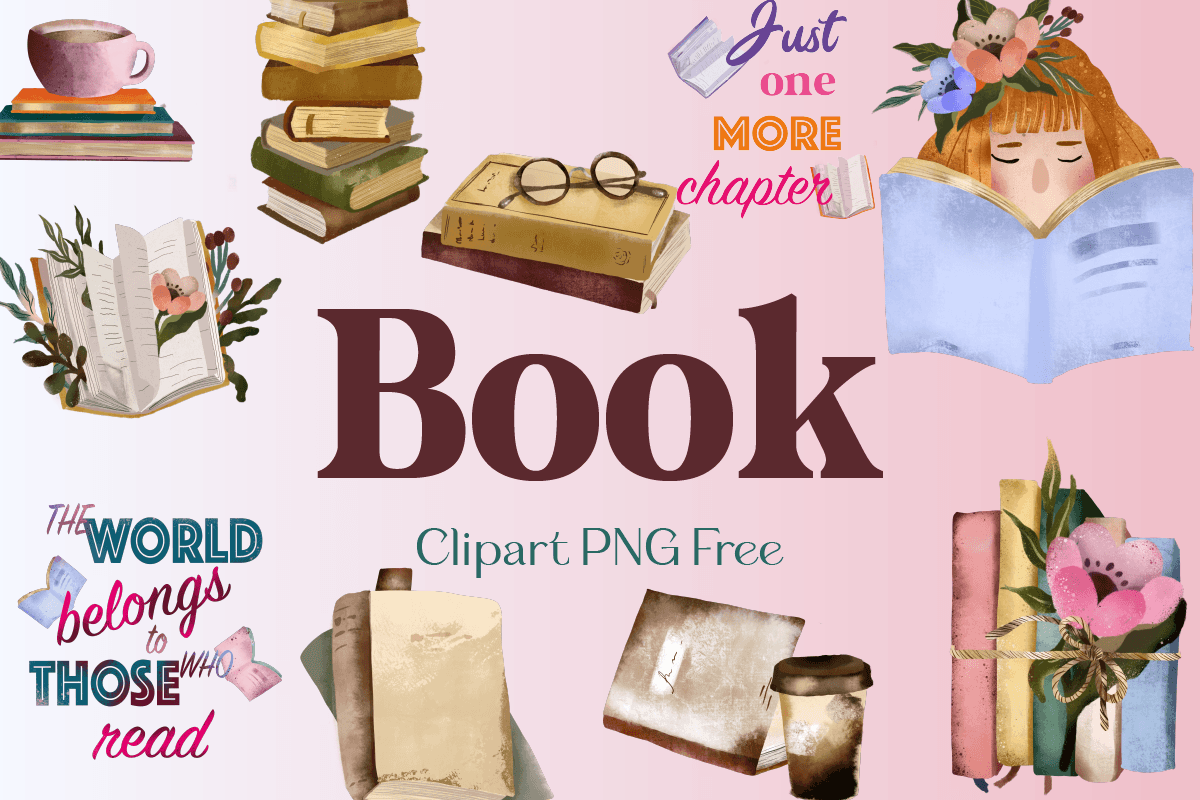 Book Clipart PNG Free - photo 1