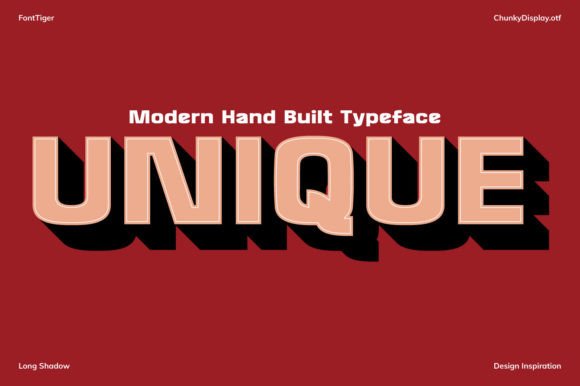 Chunky Display Font - Preview 4