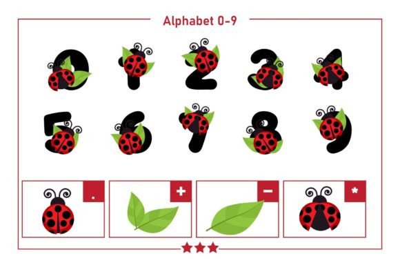 Cute Ladybug Font - Preview 3