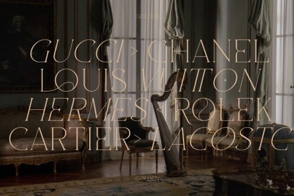 Golden Font - Preview 5