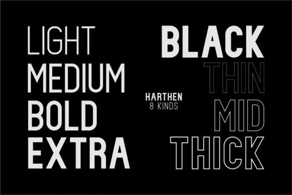 Harthen Font - Preview 1