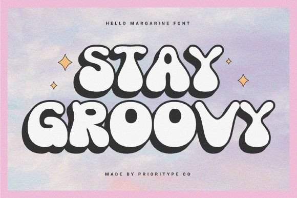 Hello Margarine Font PNG with transparent background - Preview 1