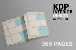KDP Daily Planner Graphic by SeamZone · Creative Fabrica