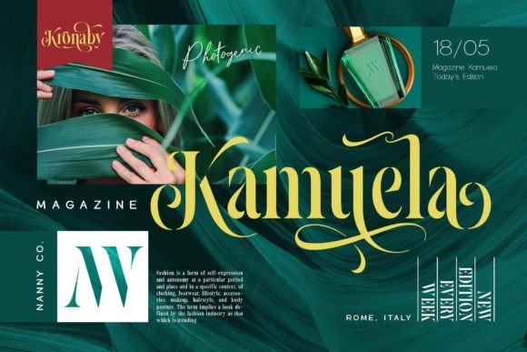 Kronaby Font PNG with transparent background - Preview 2