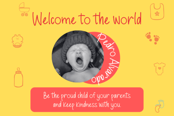 Messy Child Font PNG with transparent background - Preview 2