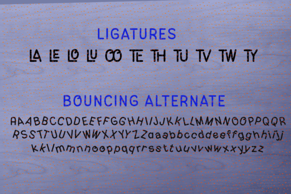 Mono Tamene Font PNG with transparent background - Preview 5