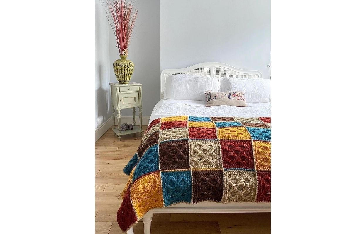The Flower of Barcelona Blanket