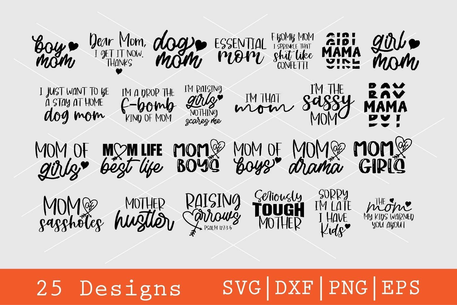 25 Spoony Mom Bundle Design 4 Graphic by spoonyprint · Creative Fabrica