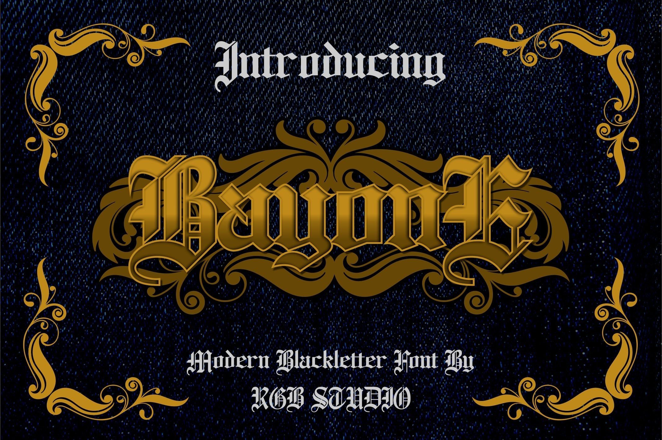 Bayone Font by RGB Studio · Creative Fabrica