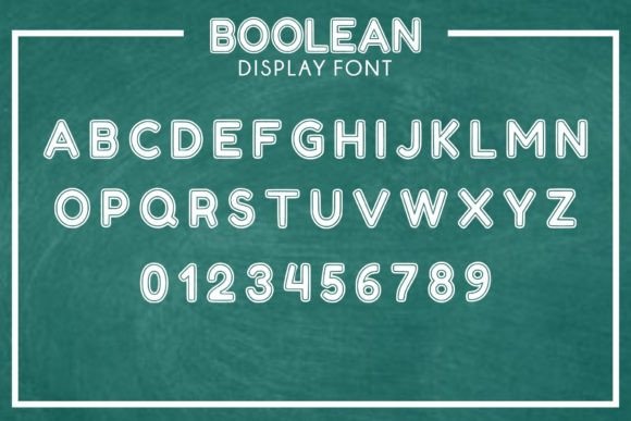 Boolean Font - Preview 3