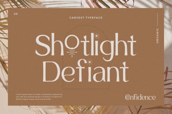 Carvest Font - Preview 3
