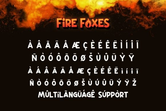 Fire Foxes Font - Preview 5
