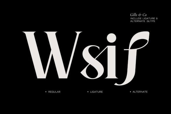 Gills & Co Font - Preview 1