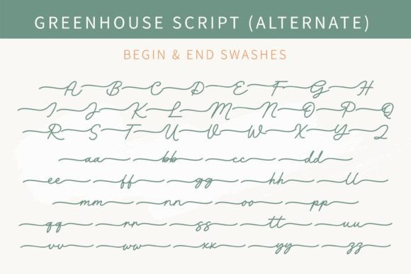 Greenhouse Font - Preview 1