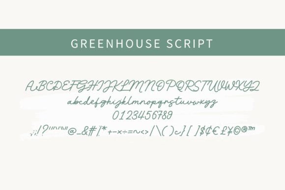 Greenhouse Font - Preview 3