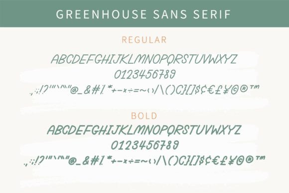 Greenhouse Font - Preview 4