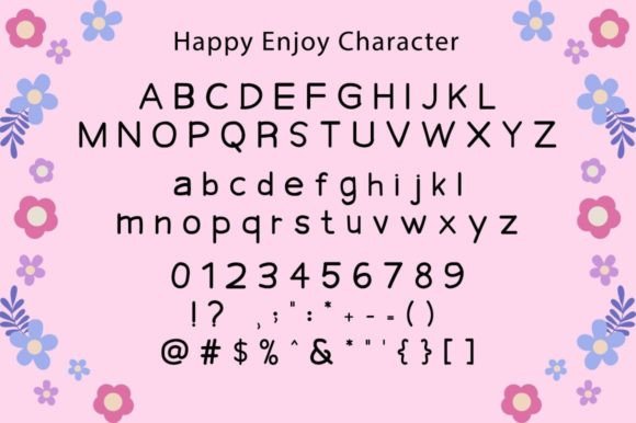 Happy Enjoy Font - Preview 4