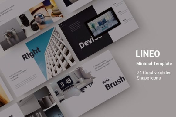 LINEO - Animated Google Slide Template