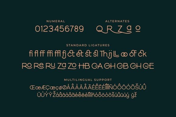 Lucera Font PNG with transparent background - Preview 2
