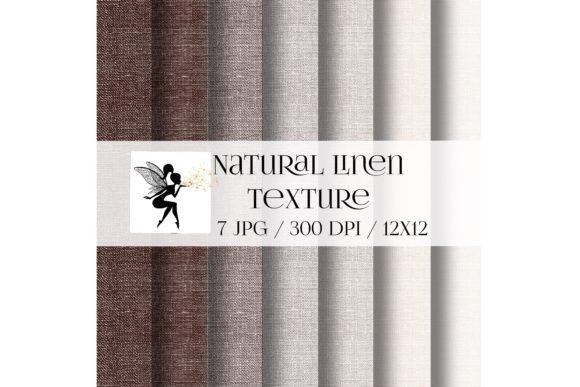 Natural Linen Texture, Digital Paper