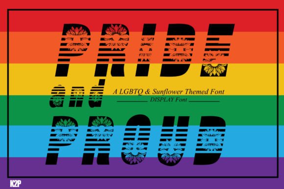 Pride and Proud Font PNG with transparent background - Preview 1